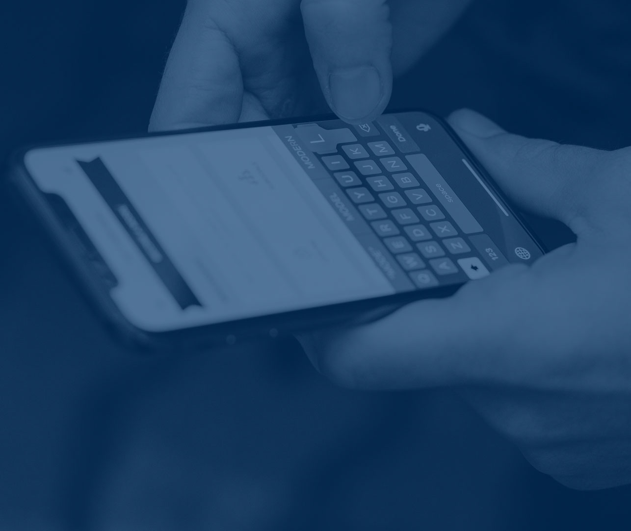 Angebot anfordern mit dem Handy